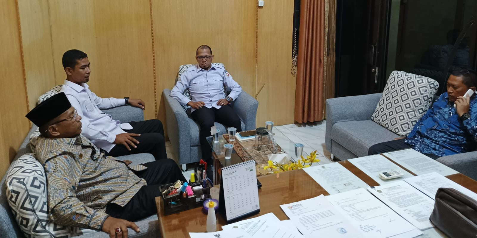 Bireuen bersilaturrahmi ke Kemenag Bireuen, Rabu, (14/05/2025). 