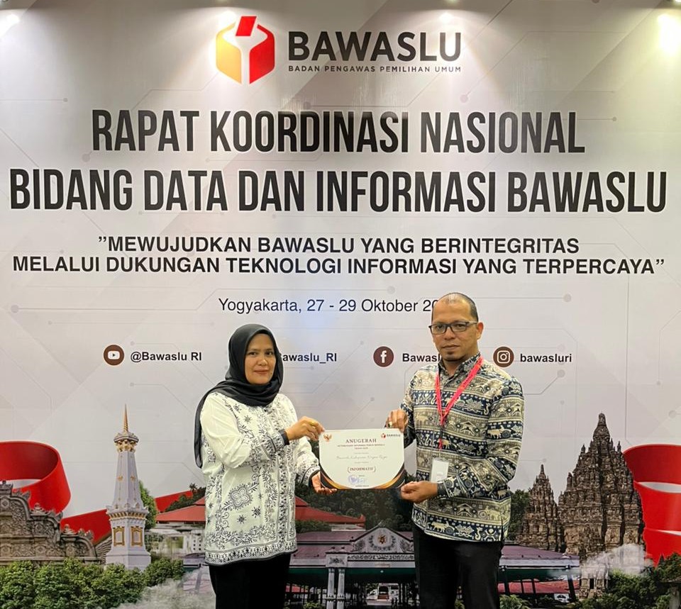 Bawaslu Kabupaten Bireuen Raih Kategori Informatif dalam Penilaian Keterbukaan Informasi Publik Tahun 2025
