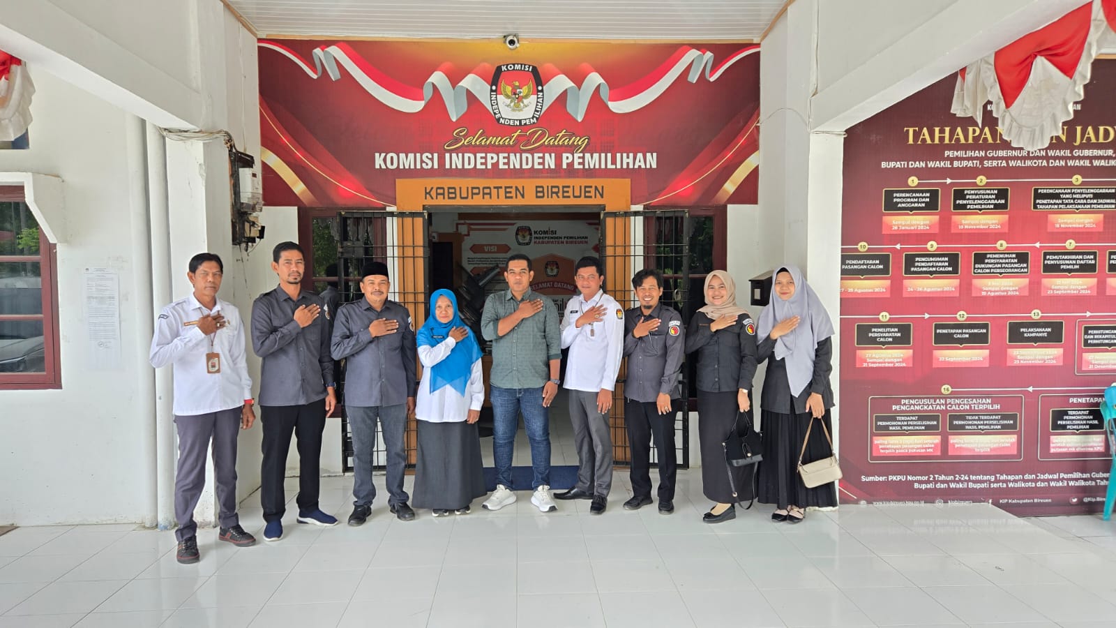 Koordinasi dengan KIP Bireuen