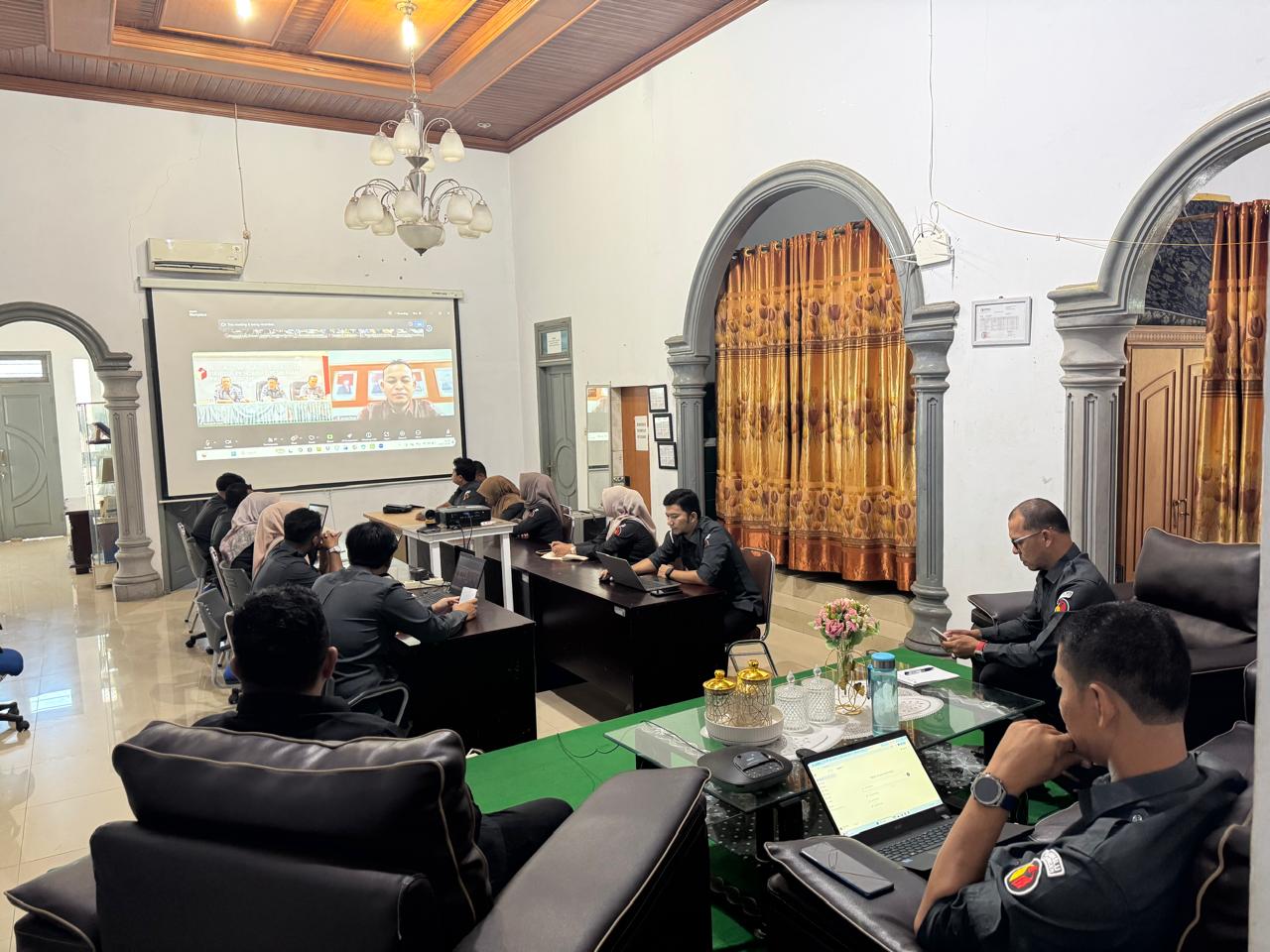 Sosialisasi Penyusunan IKU yang dilaksanakan oleh Panwaslih Provinsi Aceh.