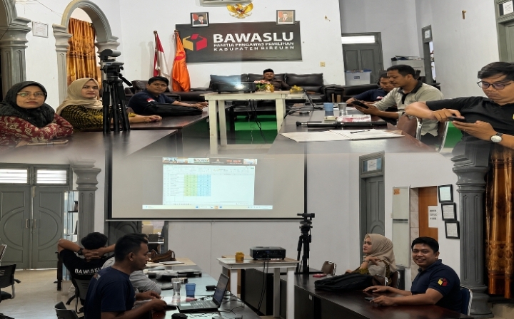 Rakor P2H oleh Bawaslu Provinsi Aceh.