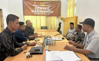 Panwaslih Kabupaten Bireuen menerima kunjungan PWI, di Sekretariat Panwaslih setempat, di Juli Cot Meurak, Senin (24/06/2024). Foto:humas