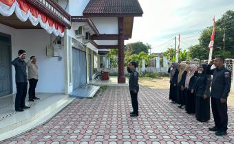 Apel pagi, Senin (2/9/2024).