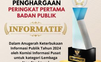 Bawaslu RI raih penghargaan informatif. 