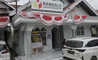 Kantor Panwaslih Bireuen. Foto: AJNN/Uliya Azri.