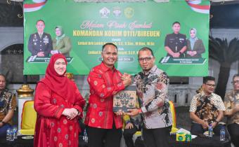 Momen pisah sambut dengan Dandim 0111/Bireuen.